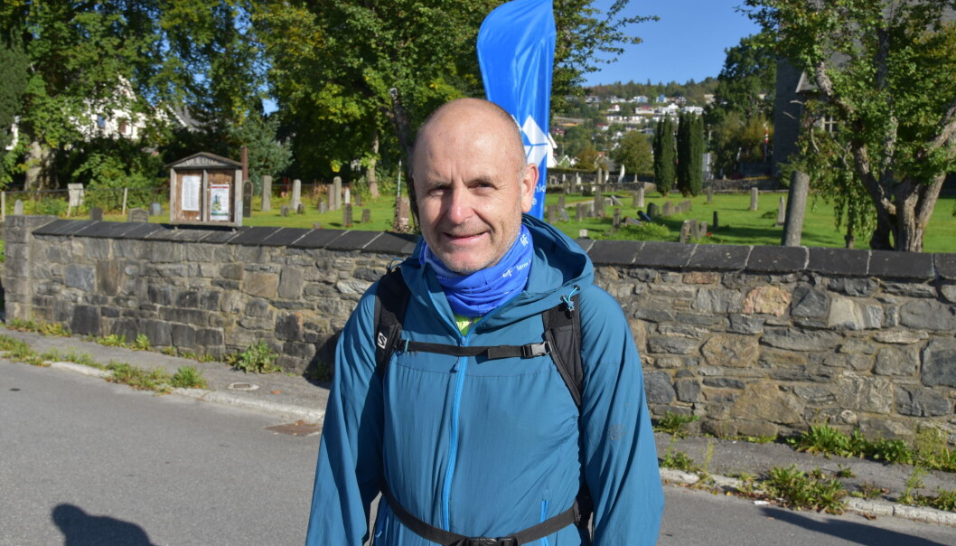 SPENT: Svein Aam før start. SPENT: Svein Aam før start.