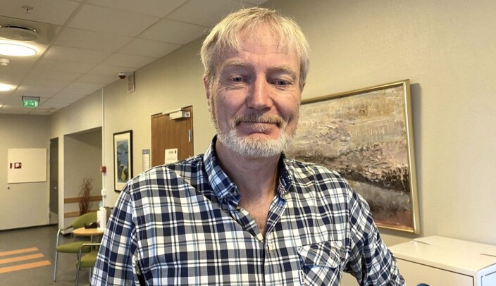 Jørund Fet har ansvar for skulevalet på Volda vidaregåande skule. Han trur det er ein fordel at elevane fekk sjå debatt fysisk. Jørund Fet har ansvar for skulevalet på Volda vidaregåande skule. Han trur det er ein fordel at elevane fekk sjå debatt fysisk.