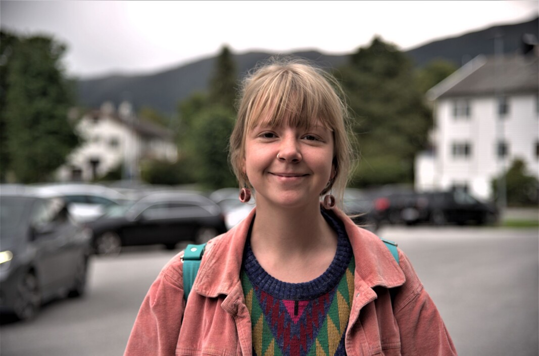 STEMTE PÅ FORHÅND: Emma Oline Mastad. STEMTE PÅ FORHÅND: Emma Oline Mastad.