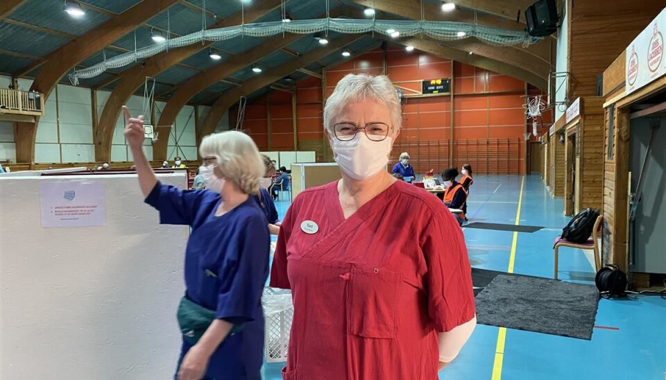 Toril Høydal er vaksinekoordinator i Volda kommune, og oppfordrer alle til å møte opp til oppsatt vaksinetime.
