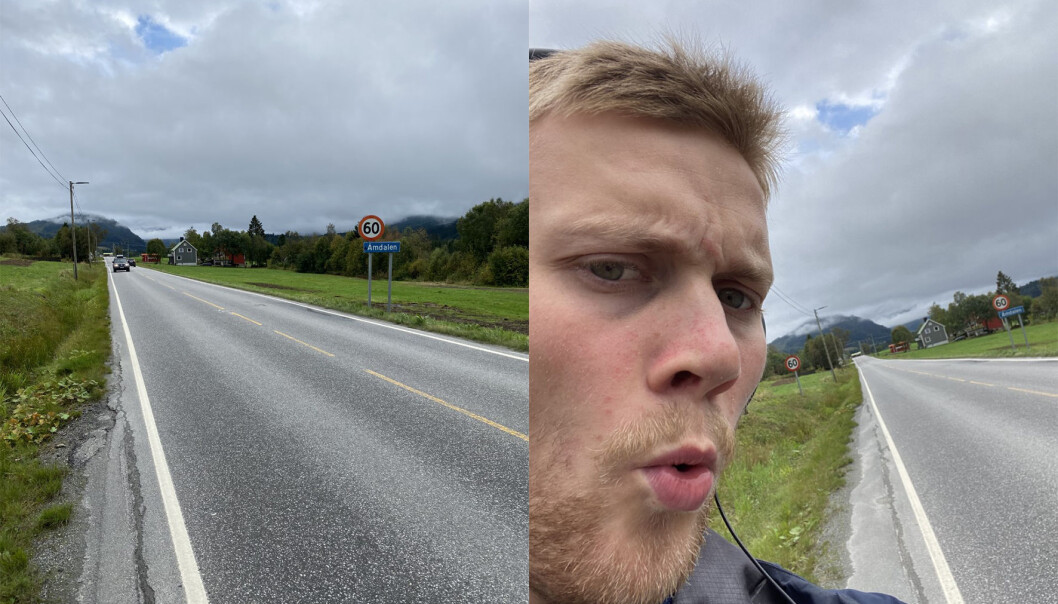 Reporter Bård Sørø Olsen skal teste ut Sirkelsag sin hypotese om at det tar en time å gå til Ørsta rådhus fra Åmdalen. Reporter Bård Sørø Olsen skal teste ut Sirkelsag sin hypotese om at det tar en time å gå til Ørsta rådhus fra Åmdalen.