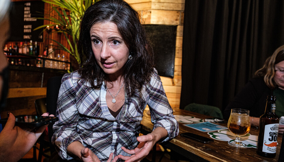 ÅLESUND: Jenny Klinge på valgvake i Ålesund