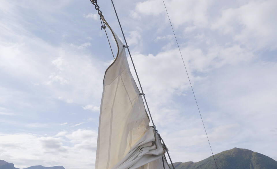 Storeggen krysser Voldsfjorden