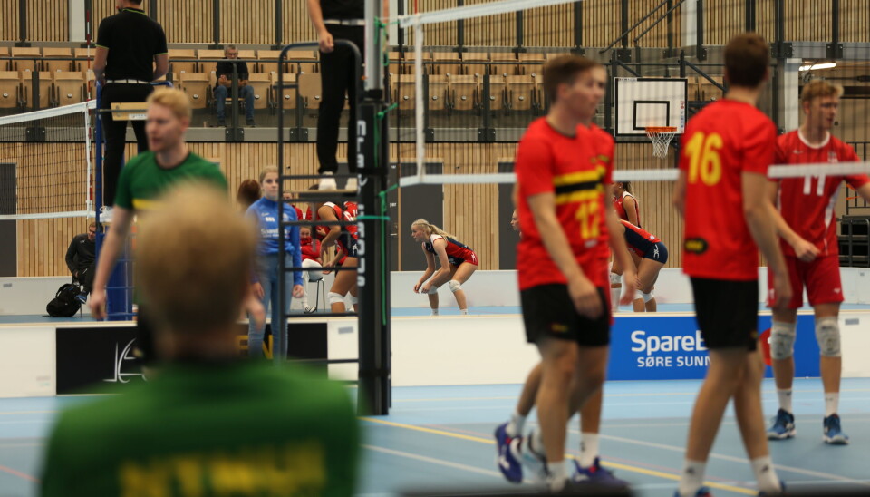 AKTIVITET: Hele helga var Campus Arena fylt opp med talentfulle volleyballspillere. AKTIVITET: Hele helga var Campus Arena fylt opp med talentfulle volleyballspillere.