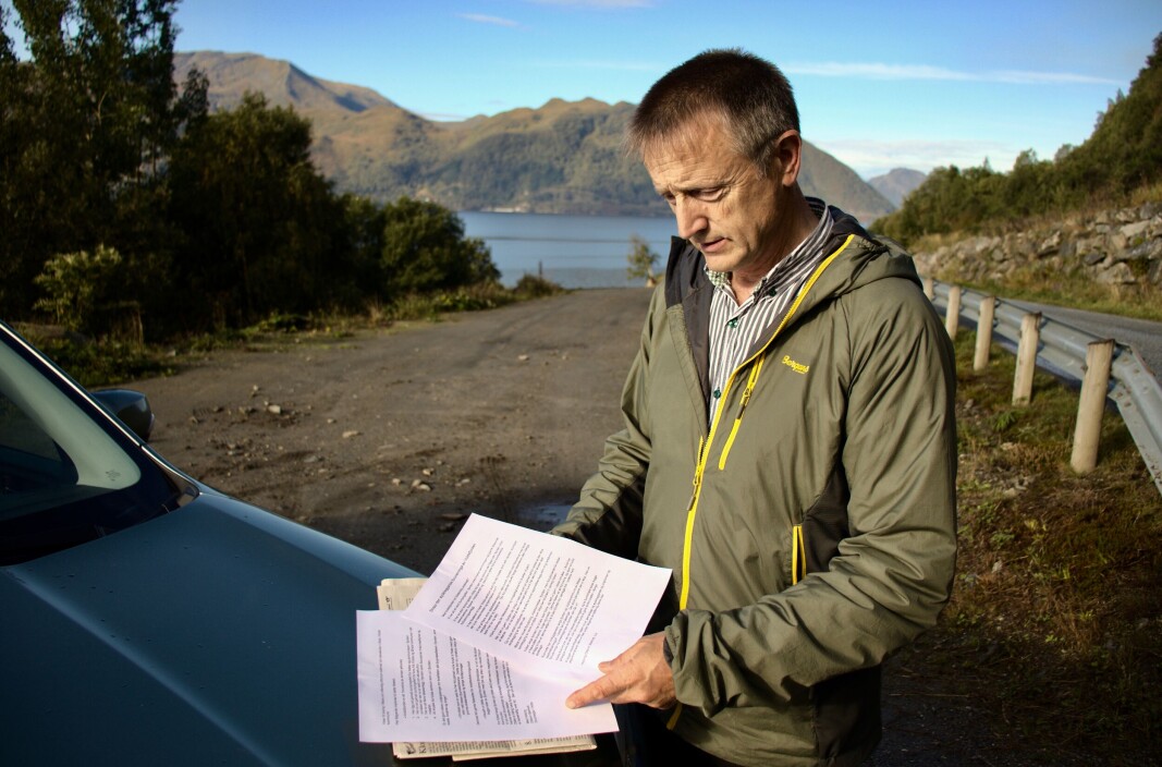 MOTSTAND: Oddvin Bjerkvik har slåss mot torskeoppdrettt i Voldsfjorden helt siden planene til Gadus Group ble offentliggjort. MOTSTAND: Oddvin Bjerkvik har slåss mot torskeoppdrettt i Voldsfjorden helt siden planene til Gadus Group ble offentliggjort.
