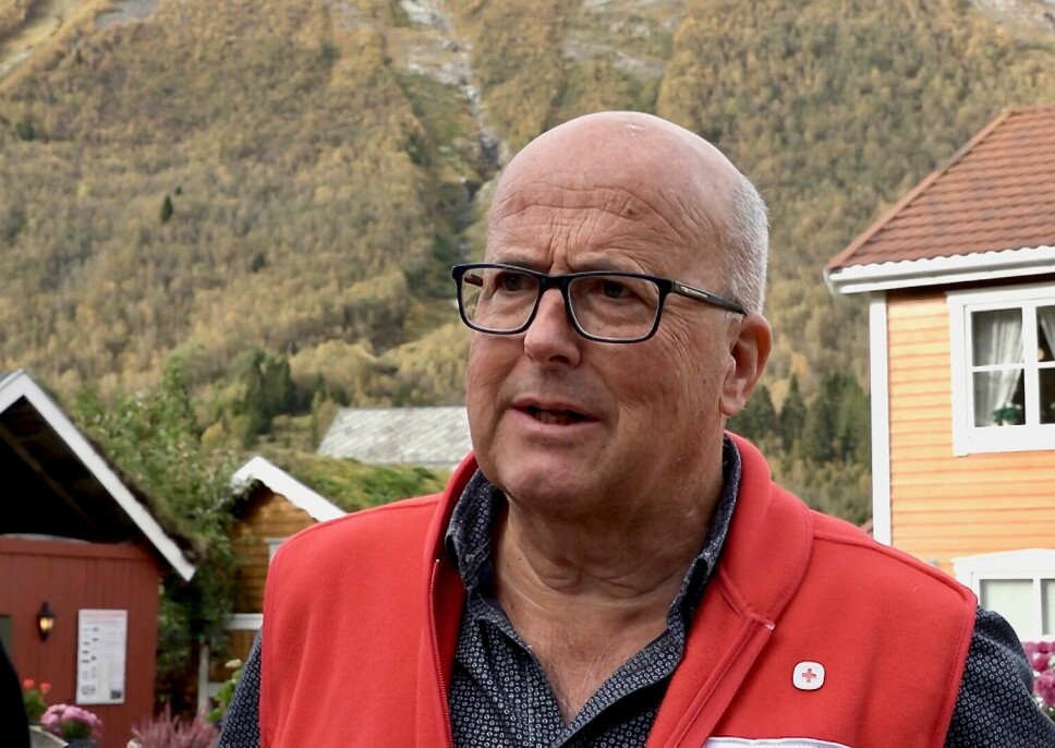 Kjell Bjarne Eikebø i Ørsta Røde Kors