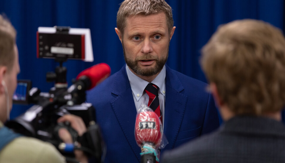 HELSEMINISTER: Bent Høie kaller inn til pressekonferanse. HELSEMINISTER: Bent Høie kaller inn til pressekonferanse.