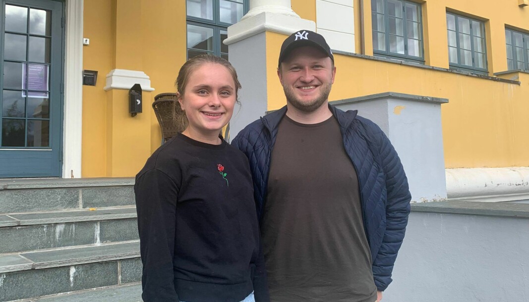 DELTE MENINGER: Eli Fridtun Vereide og Simen Rabben Trondstad ser både fordeler og ulemper med karakterkravet. DELTE MENINGER: Eli Fridtun Vereide og Simen Rabben Trondstad ser både fordeler og ulemper med karakterkravet.
