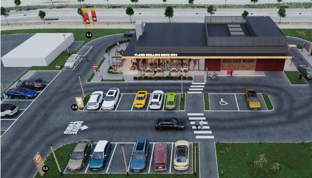 Burger Kings nye konseptrestaurant skal til Volda sommeren 2022.