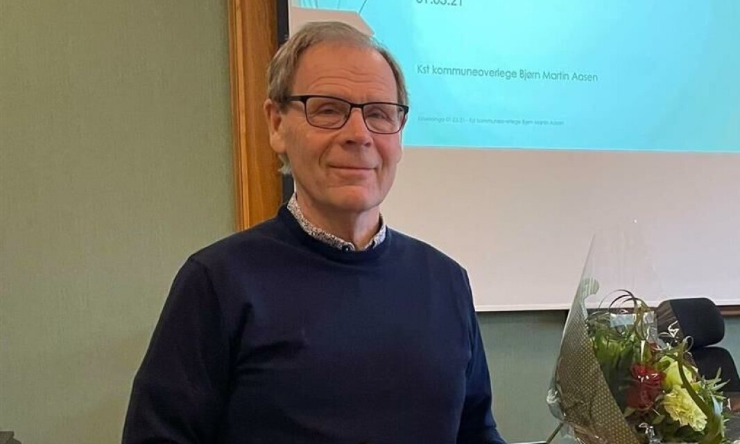 Kommuneoverlege Bjørn Martin Aasen Kommuneoverlege Bjørn Martin Aasen