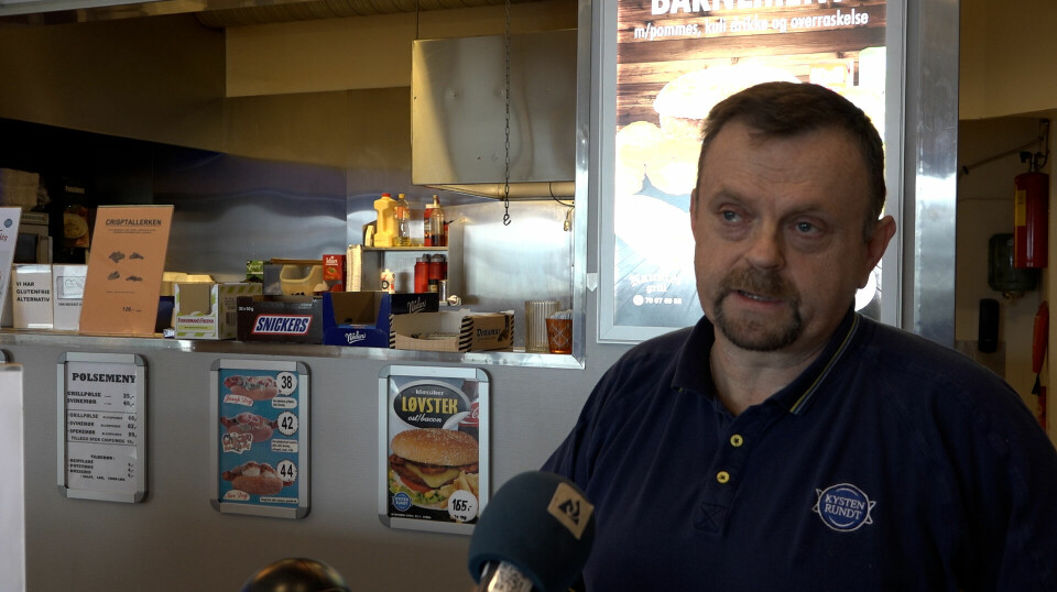 Sjef på Naustet Grill i Volda Bjørn Gjerseth håper å kunne fortsette bedriften etter at Burger King kommer til bygda.