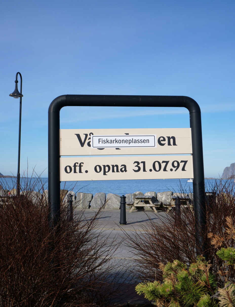NYTT NAMN: Vågsplassen vart til Fiskarkoneplassen.