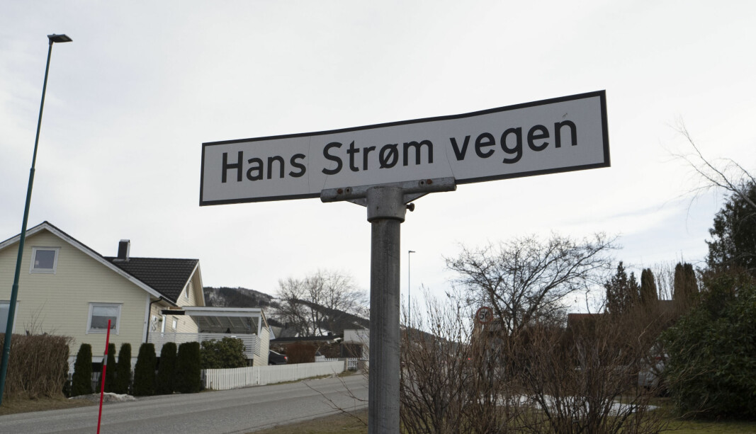 HEDRET: Prest og topograf Hans Strøm er en av flere lokale menn som har fått et eget gatenavn i Volda.