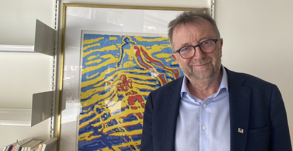 VONAR PÅ GOD REKRUTTERING: Dekan Arne Myklebust vonar det nye nettstudiet ved Høgskulen i Volda vil føre til god rekruttering. VONAR PÅ GOD REKRUTTERING: Dekan Arne Myklebust vonar det nye nettstudiet ved Høgskulen i Volda vil føre til god rekruttering.