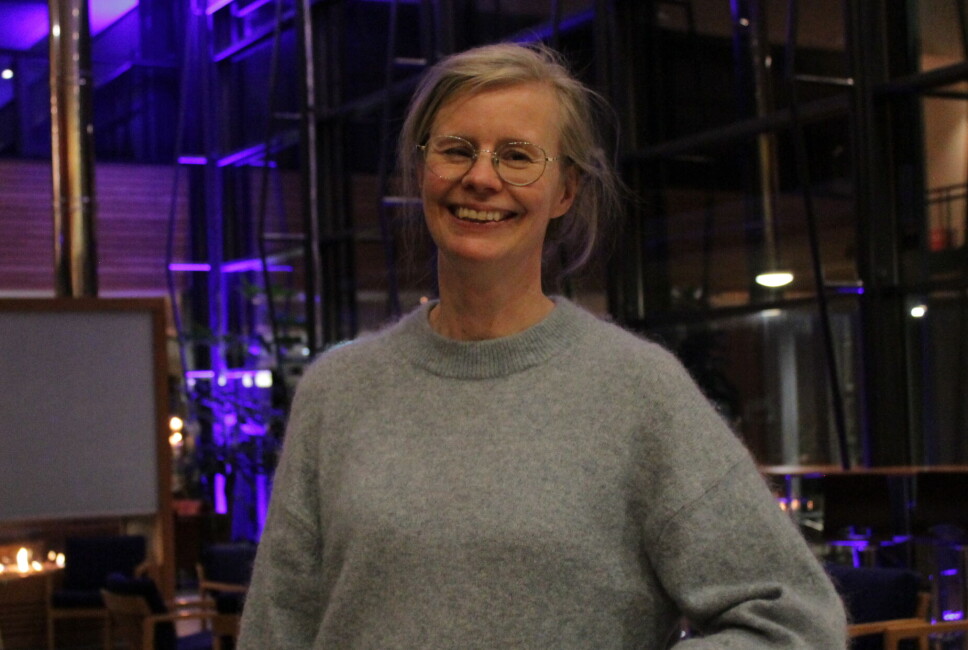 Psykologen Hedvig Montgomery kom til Ulsteinvik for å snakke om barn i barnehagealder.
