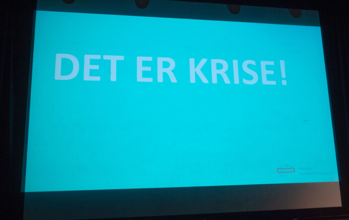 DET ER KRISE!: Jon Gotteberg vil at folk skal forstå alvoret med tiden vi lever i. DET ER KRISE!: Jon Gotteberg vil at folk skal forstå alvoret med tiden vi lever i.
