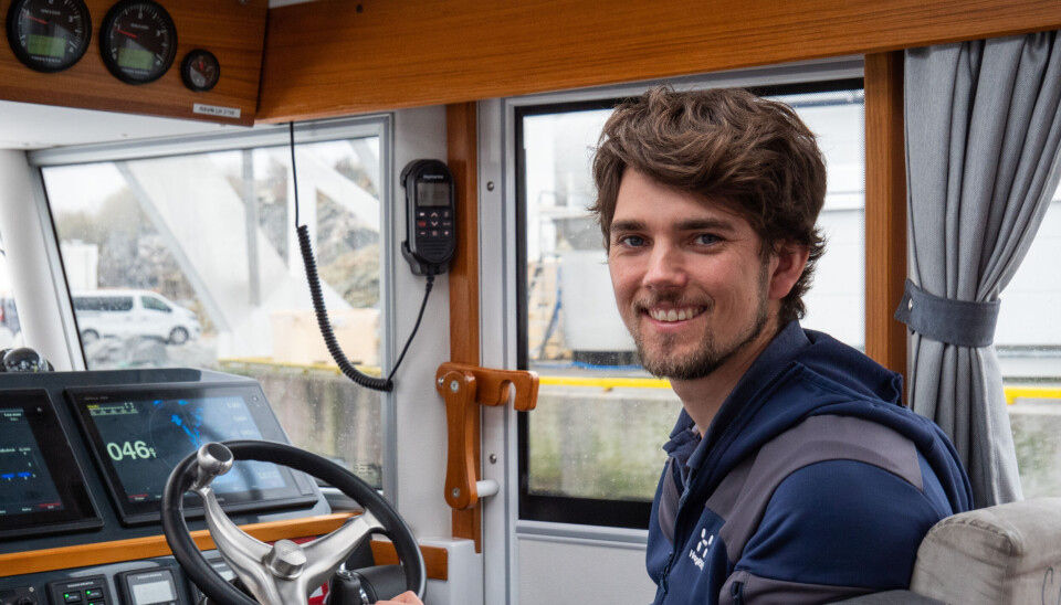 FORNØYD: Daniel Storeide tror den nye båten vil lokke flere turister. FORNØYD: Daniel Storeide tror den nye båten vil lokke flere turister.