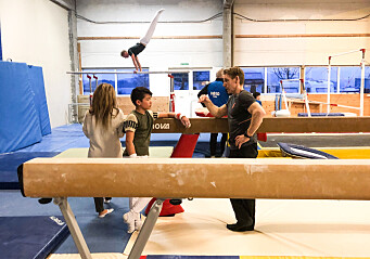 Espen Jansen besøkte Hødd: – Han er en helt i gymnastmiljøet