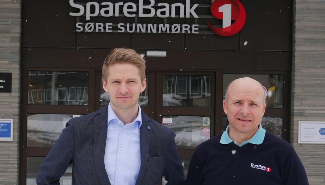 ARRANGERER KURS: Marius Søvik og Kjell Frode Ervik fra Sparebank 1 er noen av de som er involvert i kurset.