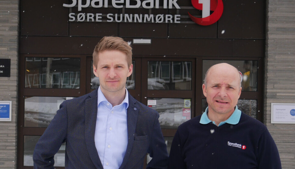 ARRANGERER KURS: Marius Søvik og Kjell Frode Ervik fra Sparebank 1 er noen av de som er involvert i kurset.