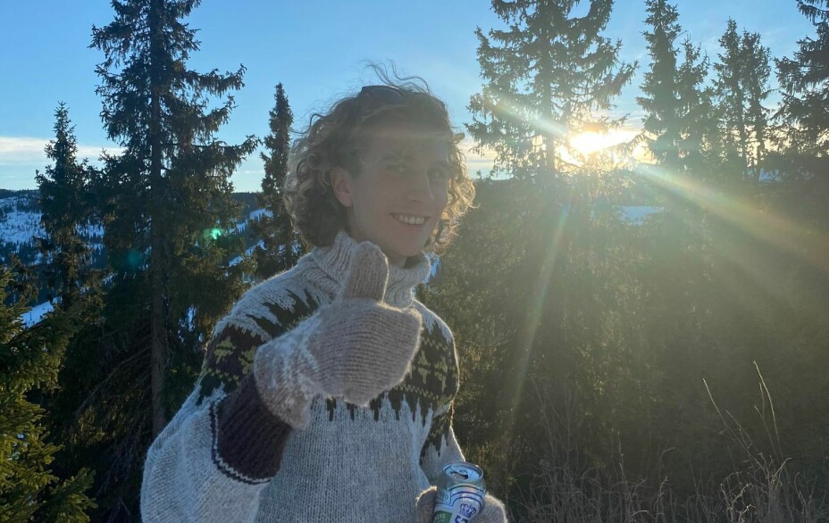 TOMMEL OPP: Ulrik synes påske er topp.