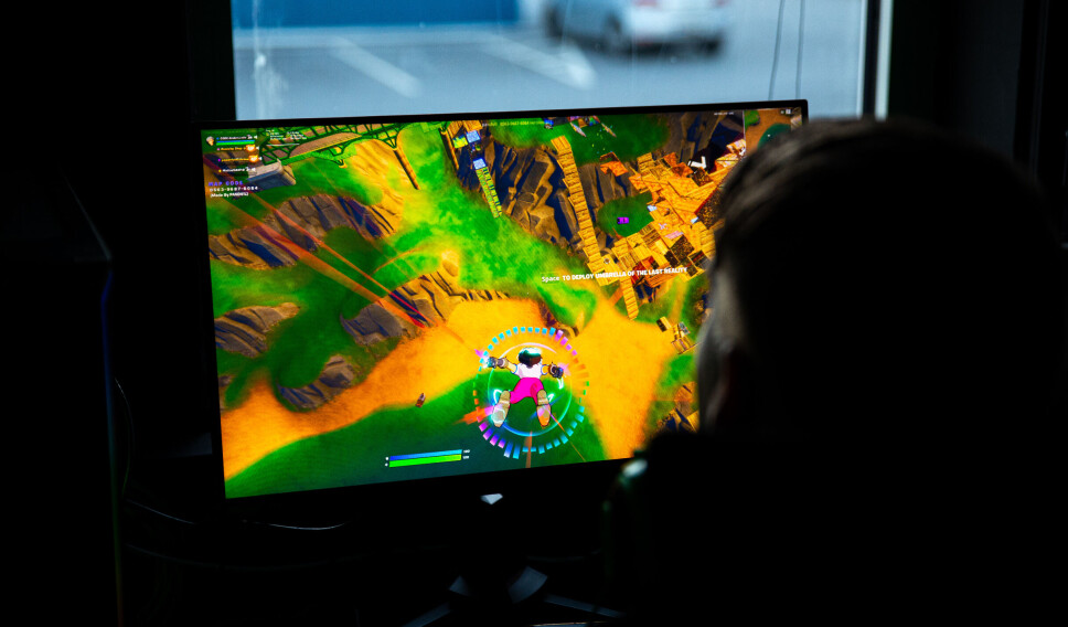 En av de unge brukerne av breddetilbudet i aksjon. Foto: Mads Emil Thygesen