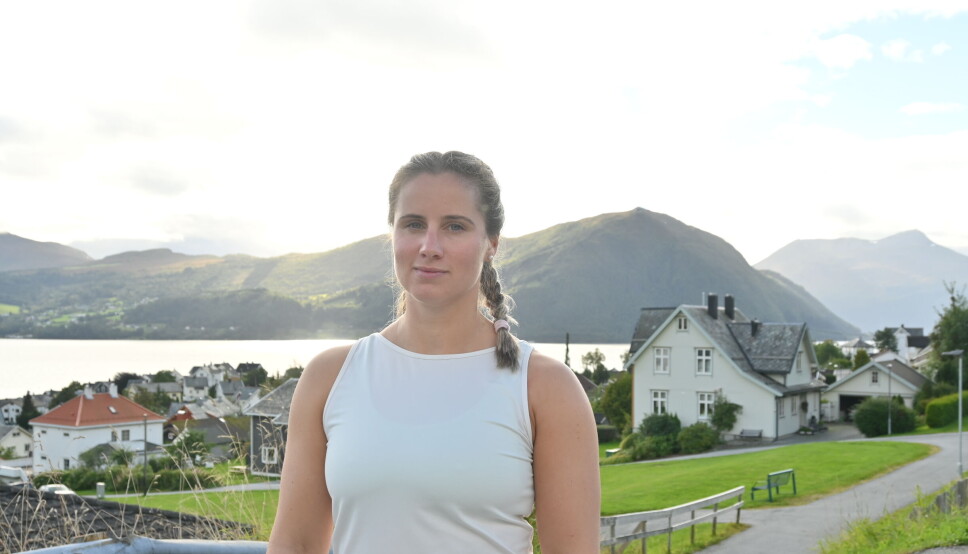 Dyktig vektløfter: Stine Mari Hasfjord sin timeplan inneholder ikke mye fritid. Dyktig vektløfter: Stine Mari Hasfjord sin timeplan inneholder ikke mye fritid.