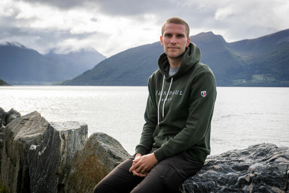 FRA ISLAND TIL VOLDA: I mars pakket islendingen Birkir Thor Gudmundsson (25) kofferten og flyttet til Søre Sunnmøre.