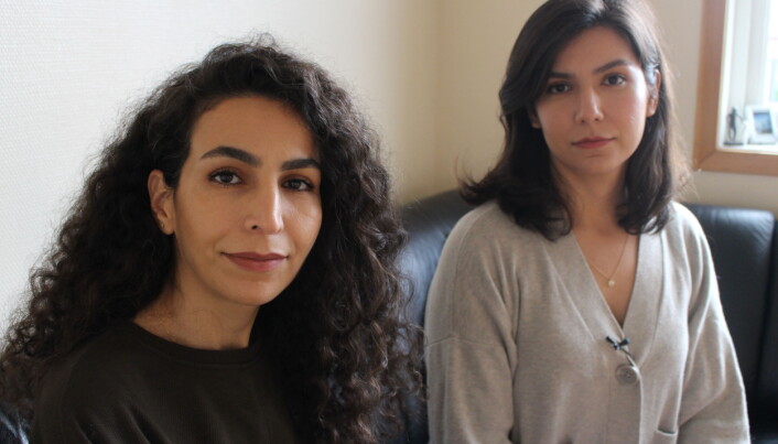 Shiva og Maria Ghalvazi var fengslet i åtte måneder. Shiva og Maria Ghalvazi var fengslet i åtte måneder.