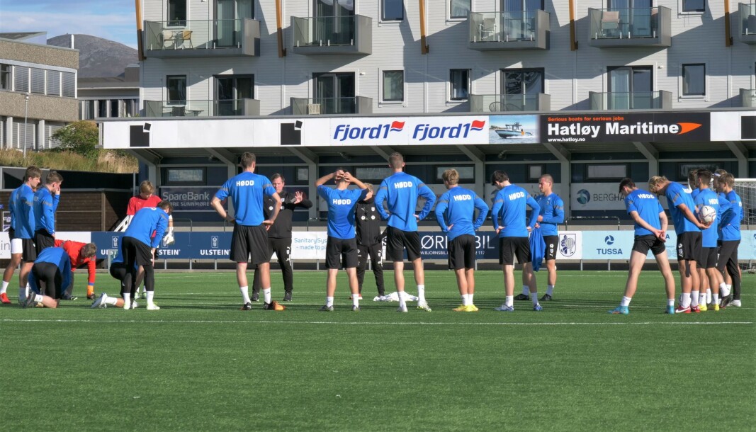 Hødd gikk på et surt tap mot Ull/Kisa i «seriefinalen» søndag. Dette bildet er tatt fra trening i forrige uke, før gårsdagens toppkamp. Hødd gikk på et surt tap mot Ull/Kisa i «seriefinalen» søndag. Dette bildet er tatt fra trening i forrige uke, før gårsdagens toppkamp.