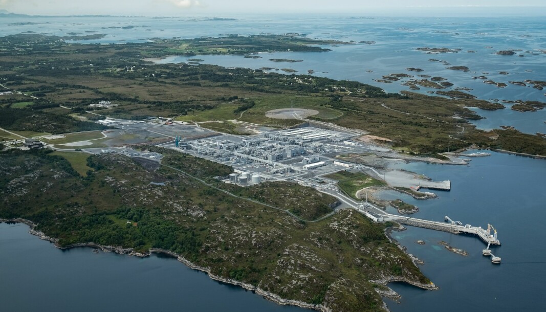 SITUASJONEN AVKLART: Her ved Nyhamna i Aukra prosesseres gassen fra Ormen Lange-feltet.