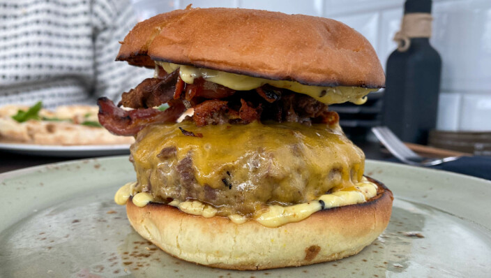 EKSLUSIVT: Trøffelmajonesen på Tommys burger ga den en «ekslusiv smak», ifølge totningen.