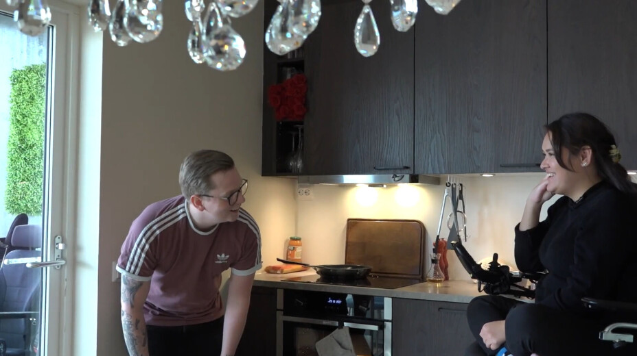 Team: Thomas og Randi samarbeider godt sammen.