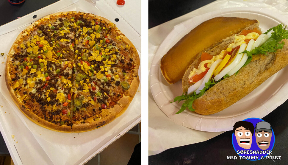VARIERT: Det ble både tacopizza og baguette med egg på Søresnadders aller siste tur. VARIERT: Det ble både tacopizza og baguette med egg på Søresnadders aller siste tur.