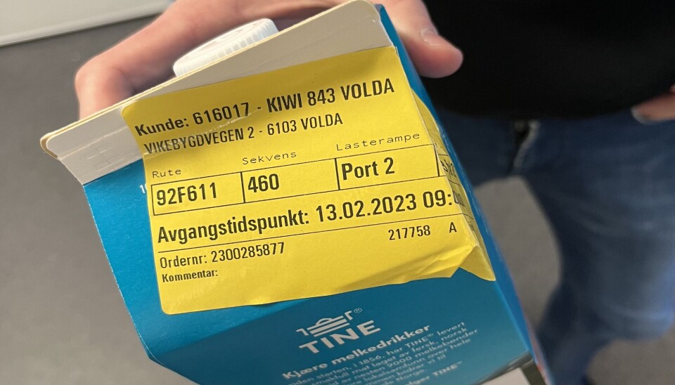 UNIK: I samlingen til Martin har det dukket opp flere favoritter. Denne melkekartongen er bare en av flere.