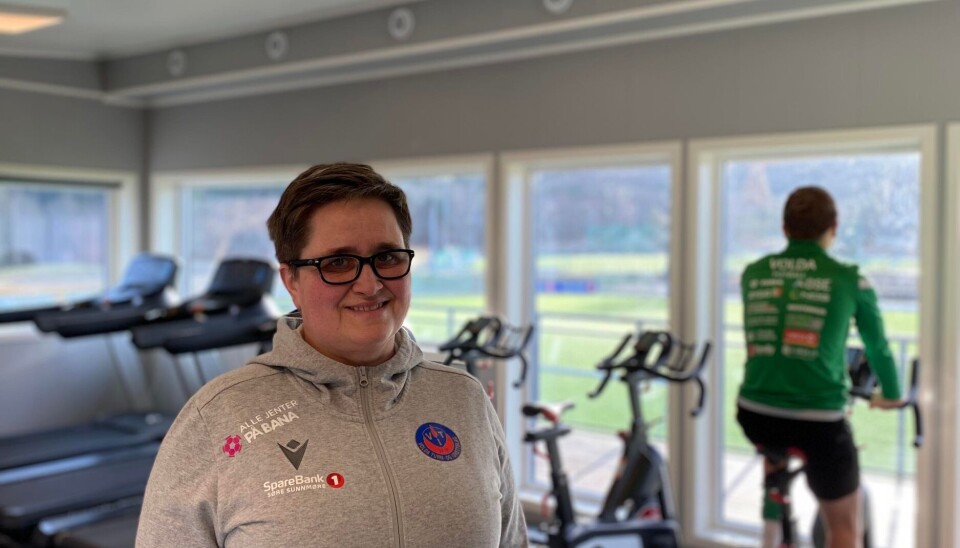 TATT GREP: Volda TI Fotball har utvidet treningstilbudet ved å etablere et styrkerom på treningsanlegget. TATT GREP: Volda TI Fotball har utvidet treningstilbudet ved å etablere et styrkerom på treningsanlegget.