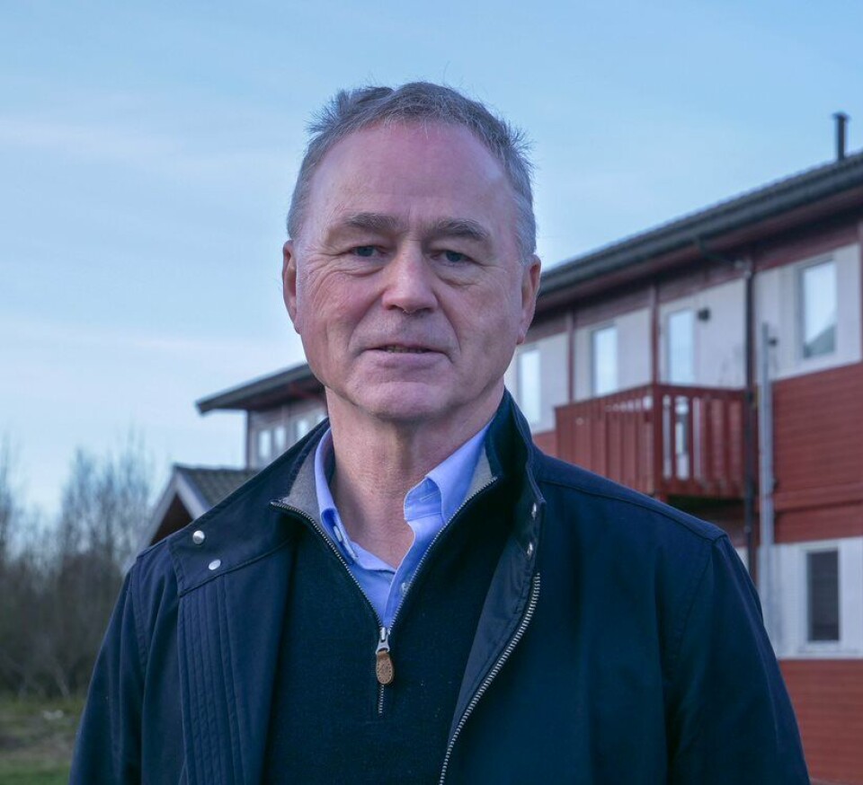 Odd Arne Vikebakk forteller at han trives i den viktige jobben han gjør hos mottaket på Hareid Odd Arne Vikebakk forteller at han trives i den viktige jobben han gjør hos mottaket på Hareid