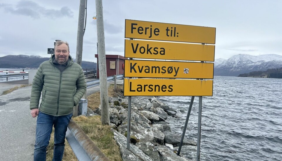 KJEMPER FOR ÅRAM: Frode Høgset er en av aksjonslederne bak gruppen 'Nei til nedlegging av Åram ferjekai'