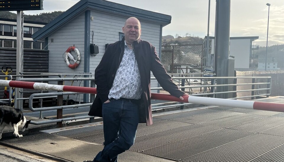 POSITIV TIL FIRKANTSAMBANDET: Ordfører i Sande, Olav Myklebust, er positiv til det nåværende fergesambandet POSITIV TIL FIRKANTSAMBANDET: Ordfører i Sande, Olav Myklebust, er positiv til det nåværende fergesambandet