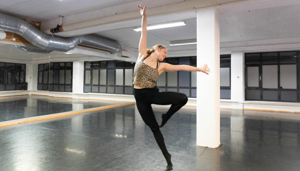 FORNØYD: Regine Berg-Rusten har fått drømmejobben som danselærer.