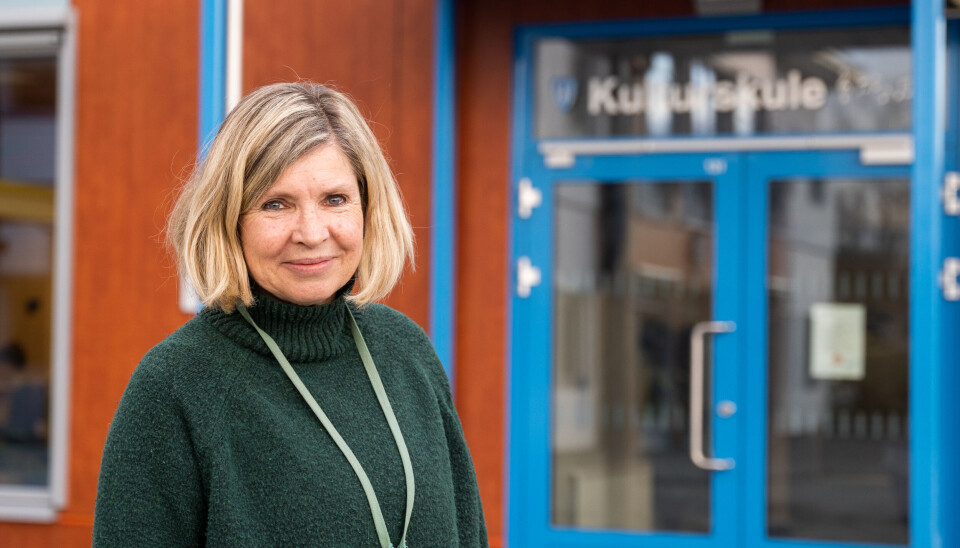 KLAR FOR TIME: Trude Rabben er rektor ved kulturskulen i Volda, men nokre gongar steppar ho inn som vikar.