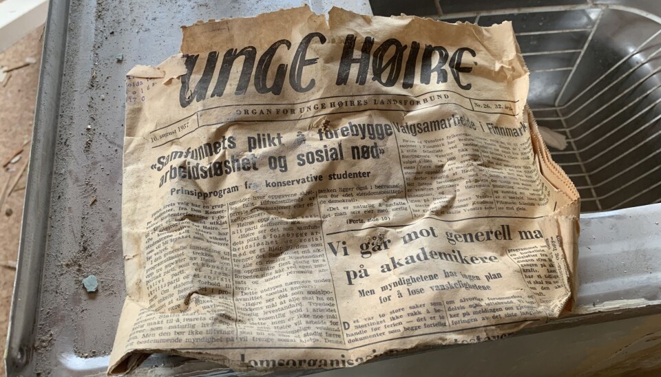 TIDSSKRIFT: Avis fra 10. august 1957. Her ropes det etter akademikere og det blir sagt at Franco og Salazar går alderdommen i møte.