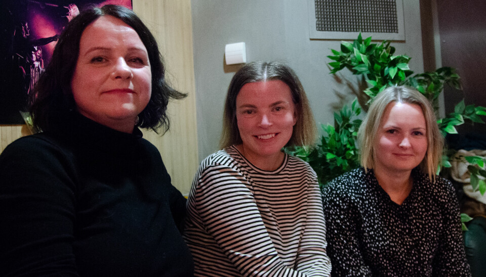 KLAR TALE: Høyere status til kvinner i forskning. (Fra venstre: Kari Hasle, Janne Heggvoll, Kari Hasle)