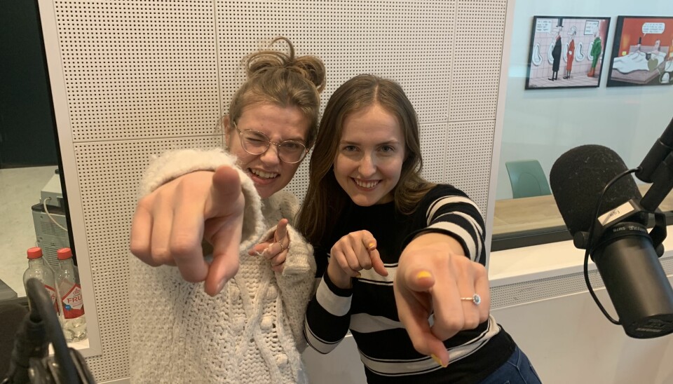 Programledere Ingrid Aanonsen Hagaseth og Selma Høgås Røen ønsker DEG en strålende morgen!