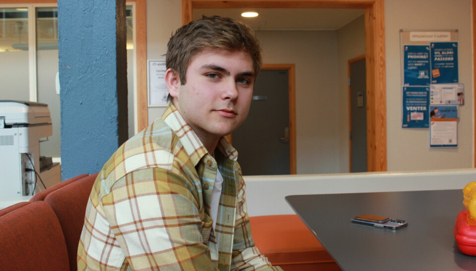 BEHOV: Elias Bowden. (16) mener at det er behov for bedre seksualitetsundervisning i den norske skolen.