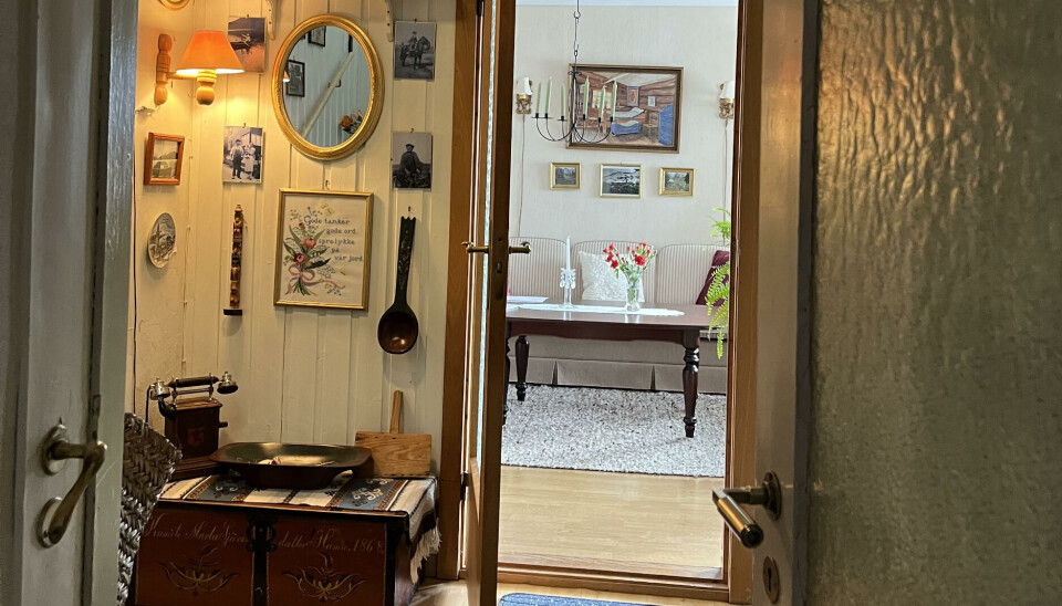HISTORISK PREG: Ekteparet har vedlikeholdt huset fra 1930-tallet, og renovert det en rekke ganger.