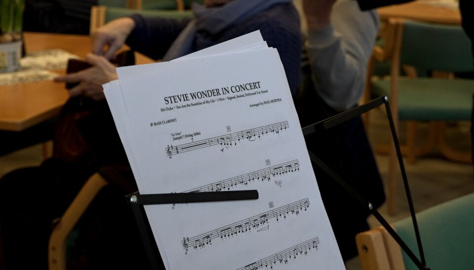 FORBEREDELSER: Noter blir lagt opp til neste konsert med Bigset skulekorps. FORBEREDELSER: Noter blir lagt opp til neste konsert med Bigset skulekorps.