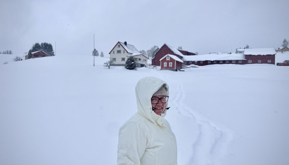 Anne Bråten Seljeset frå Skedsmokorset har funne seg til rette på garden i Hornindal.
