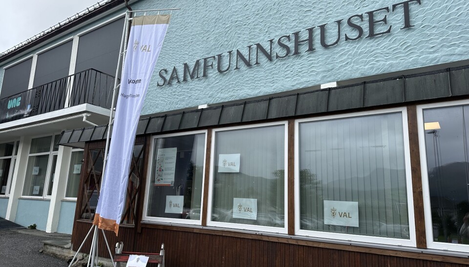 VALGLOKALE: Samfunnshuset i Volda er et av lokalene som fungerer som stemmelokale i årets kommune- og fylkestingvalg. I Volda kommune har over 1400 av de stemmeberettigede allerede avgitt sin stemme. Stemmelokale valglokale på Volda samfunnshus, forhåndstemmer kommunevalg fylkestingvalg