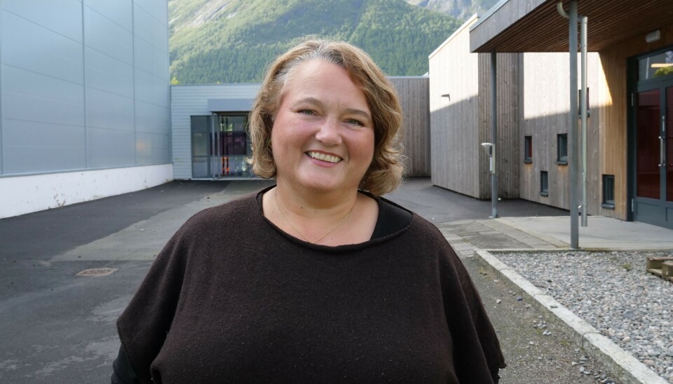 ROLIG: Tove Halse Digernes, 1. kandidat i Senterpartiet Ørsta smiler til tross for dystre prognoser for partiet. ROLIG: Tove Halse Digernes, 1. kandidat i Senterpartiet Ørsta smiler til tross for dystre prognoser for partiet.